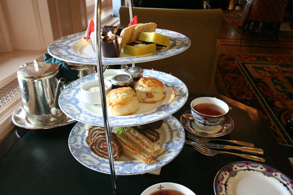 Afternoon tea at the Empress Hotel, Victoria