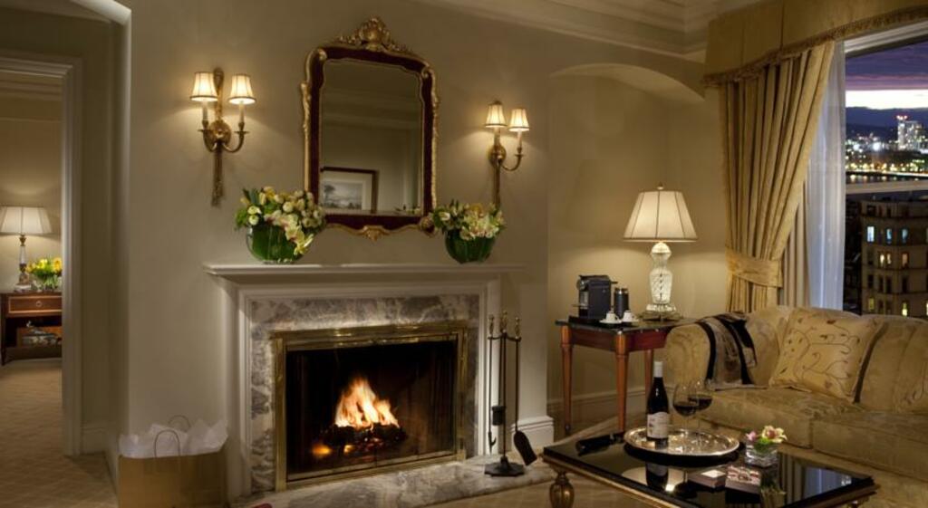 Fireplace in Taj Boston