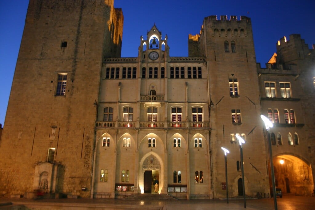 Palais des Archevêques, Narbonne, dusk