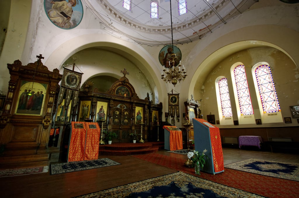 Orthodox Church interior in Biarritz, France