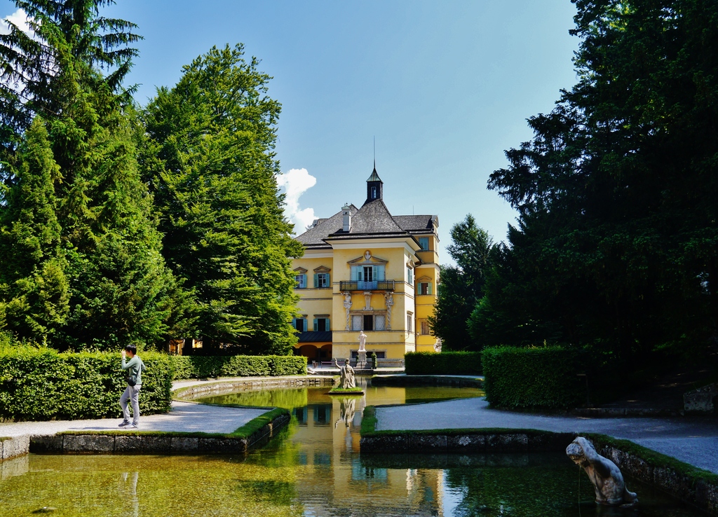 Salzburg Schloss Hellbrunn Wasserspiele 05