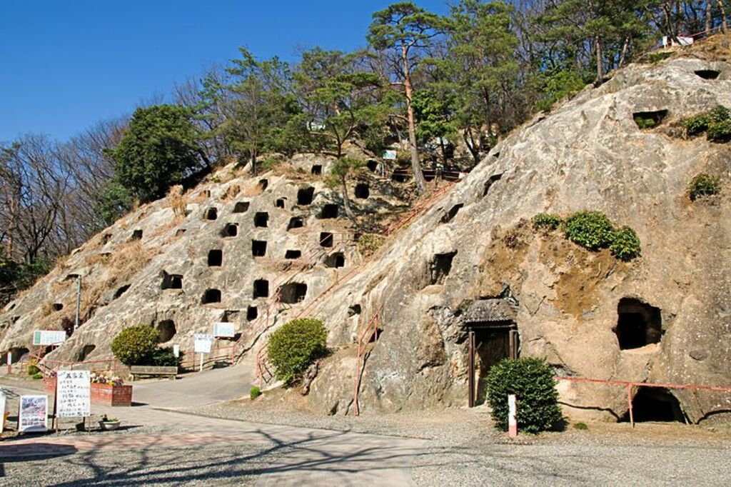 Visit ancient graves at The Hundred Caves of Yoshimi