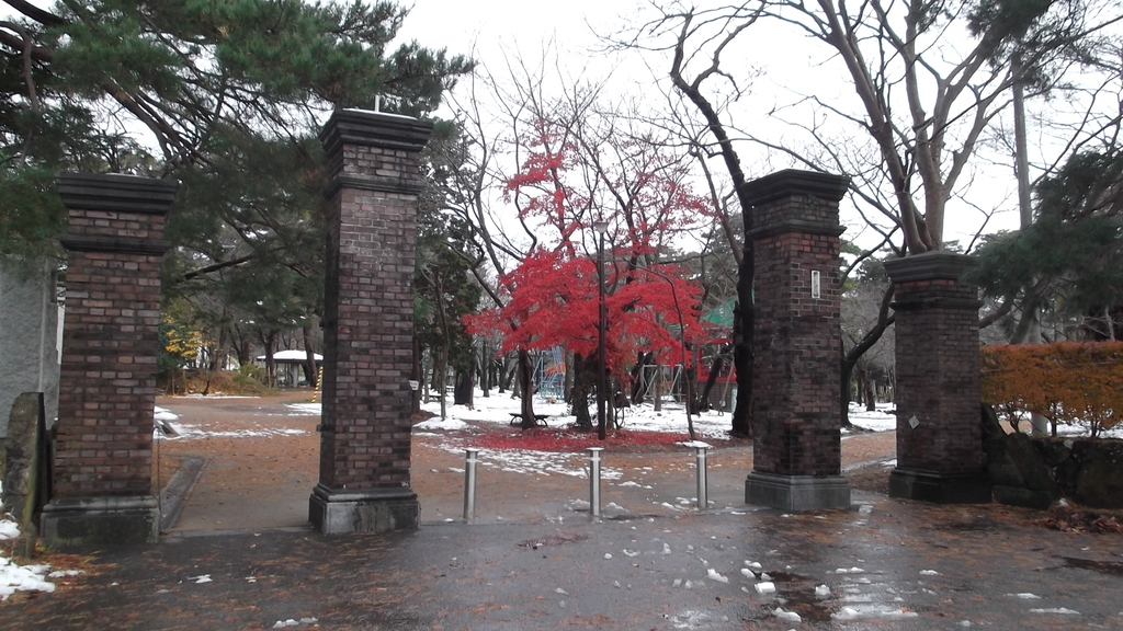 Memorials at Takada Park, Joetsu, Niigata