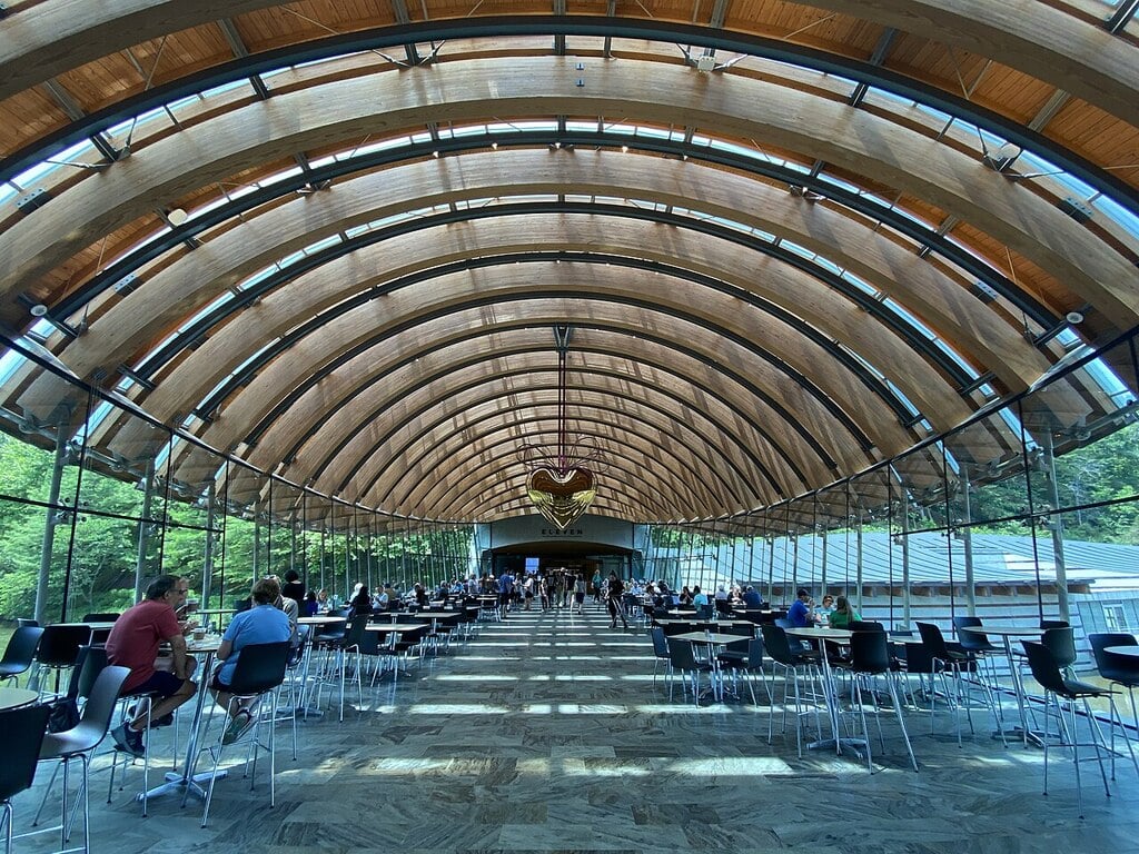 Crystal Bridges Museum of American Art main hall