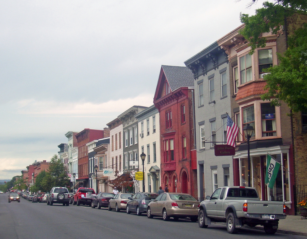 Warren Street west view, Hudson, NY