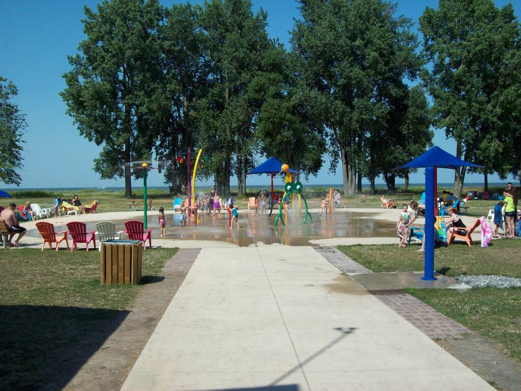 Spray park at Bay City Recreation Area