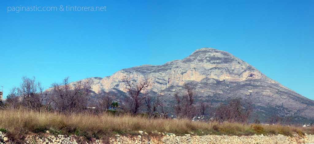 Montgó de Jávea / Xàbia en Alicante. Costa Blanca - Spain