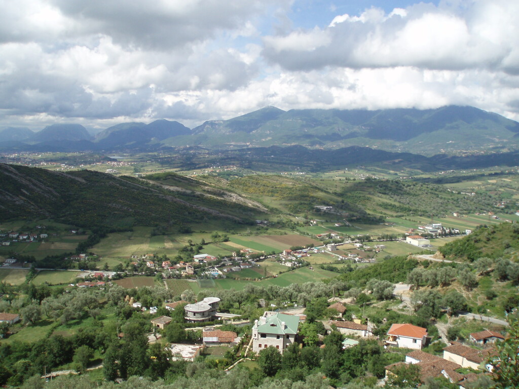 View from Petrela, Albania