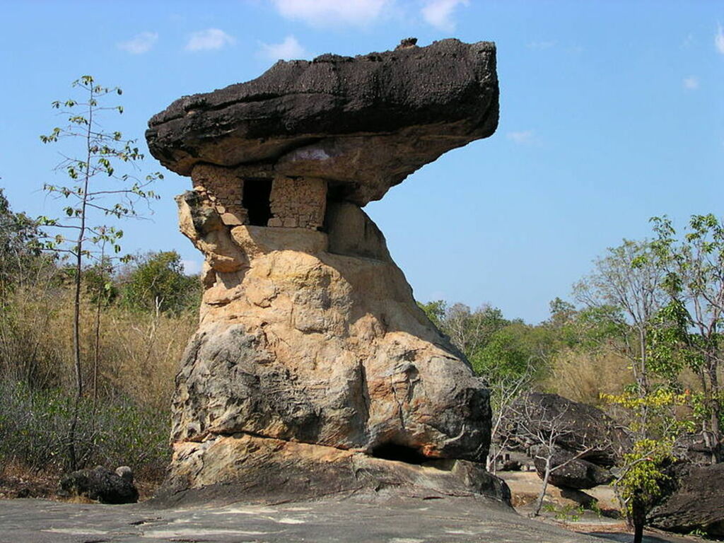 Rock formation in Phu Phra Bat