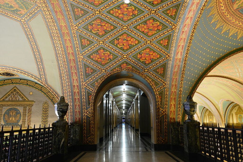Interior of Fisher Building, Detroit
