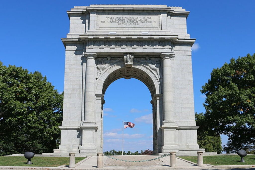 War Memorial At Valley Forge PA