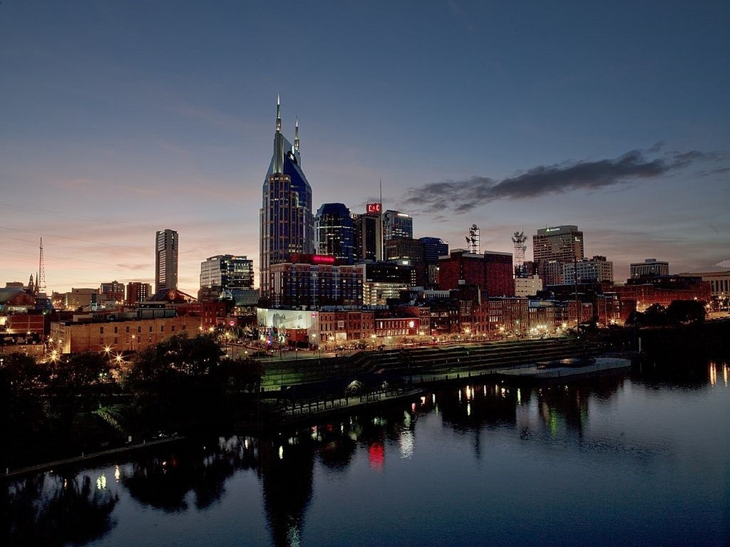 Nashville Skyline at Night