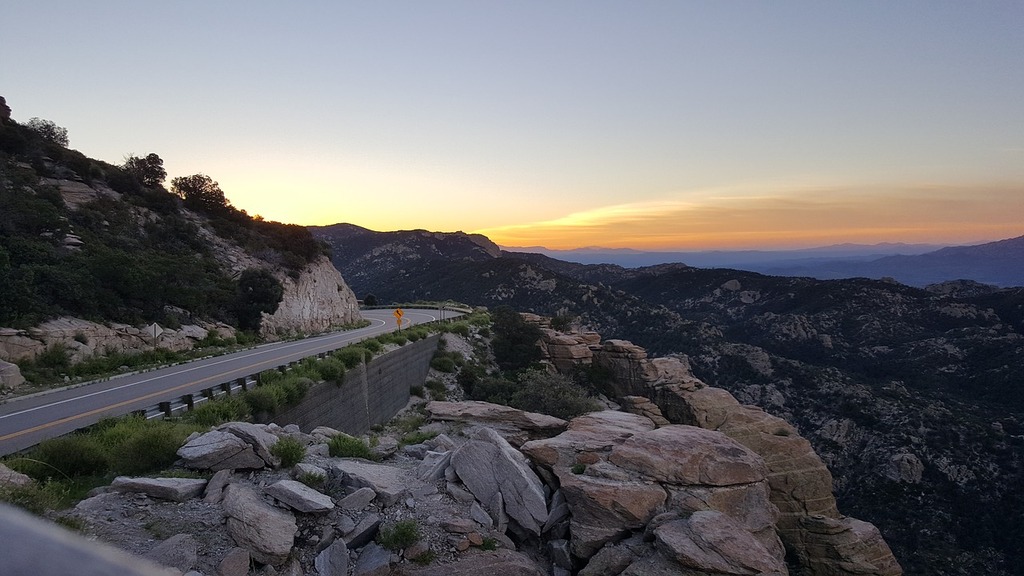 Sunset on Blue Mountain Road 