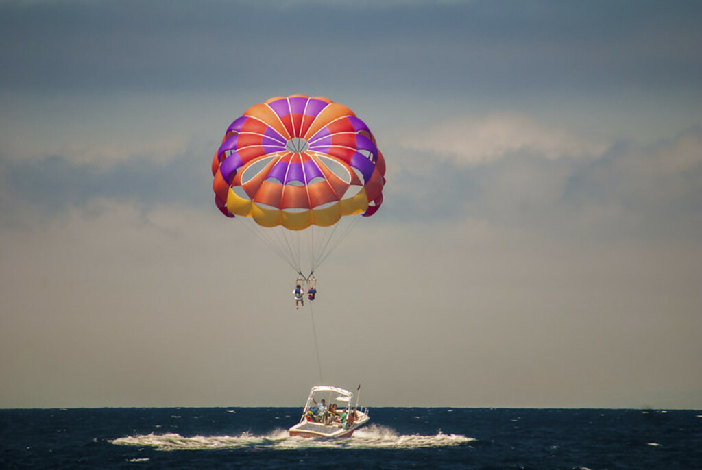 Parasailing a