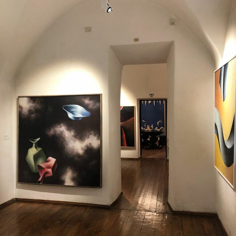 view the art collections of kazys varnelis at kazio varnelis house