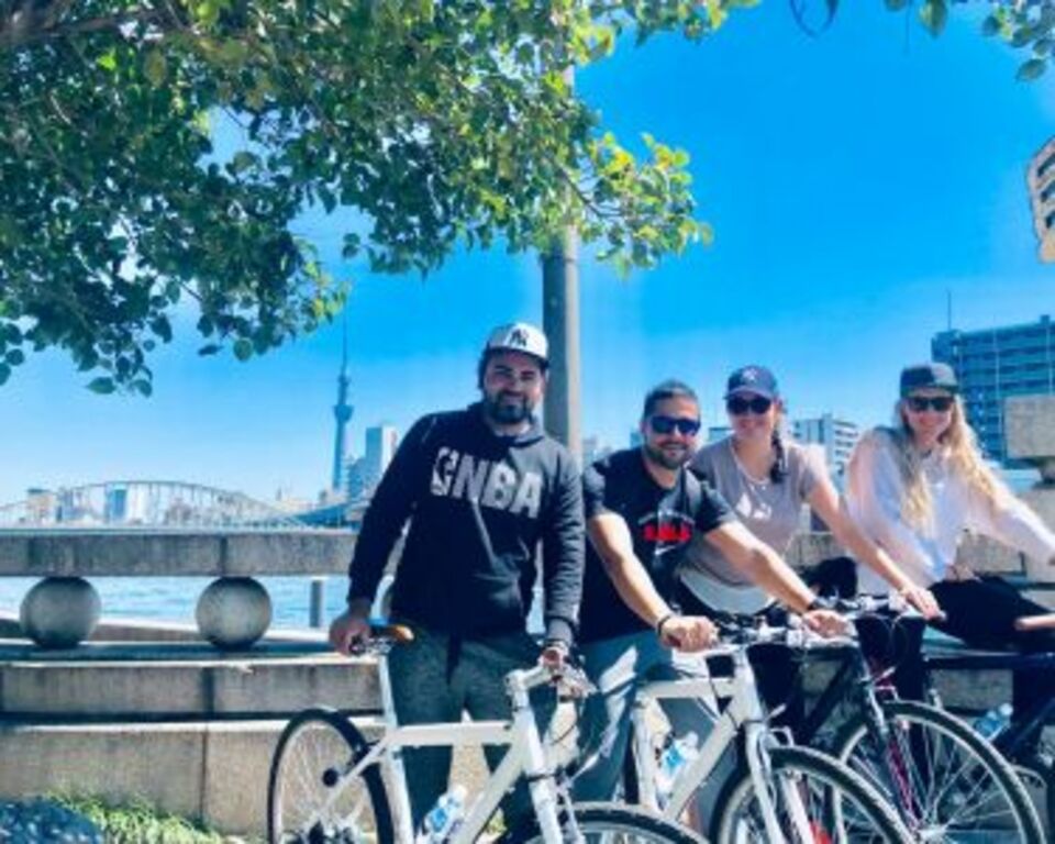 Cycle around the iconic sites of Tokyo