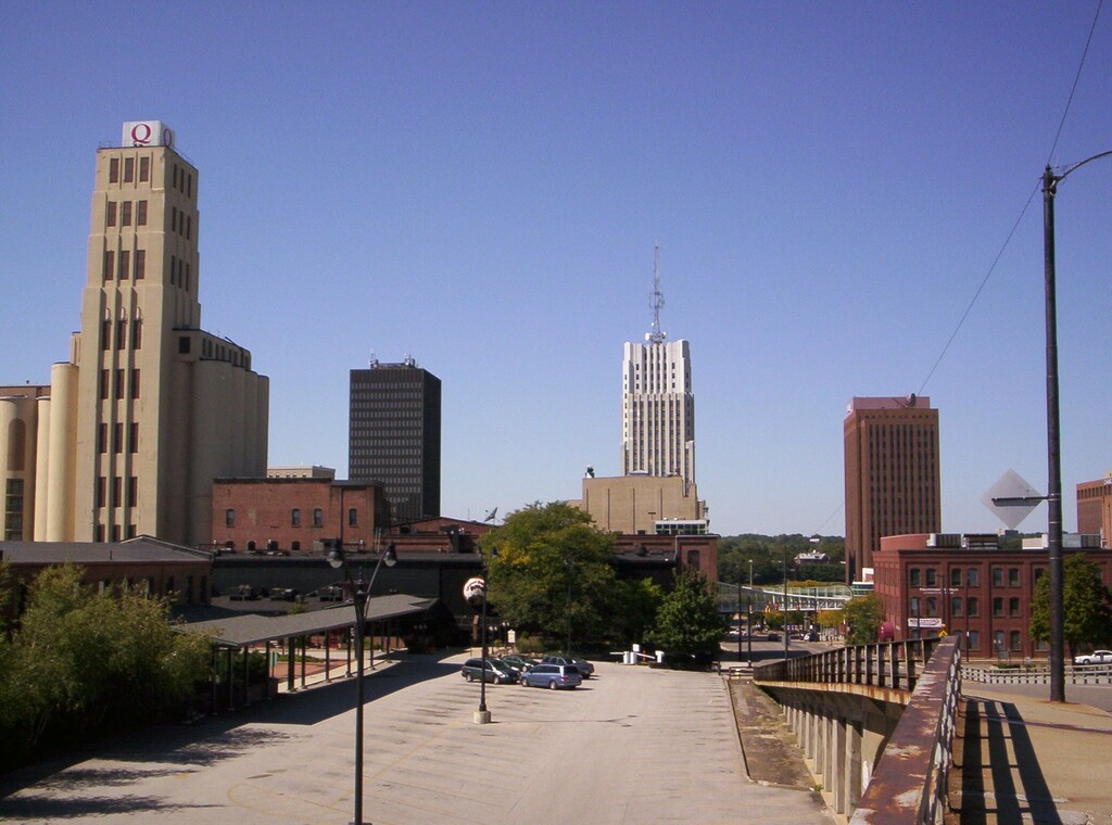 Downtown Akron Ohio