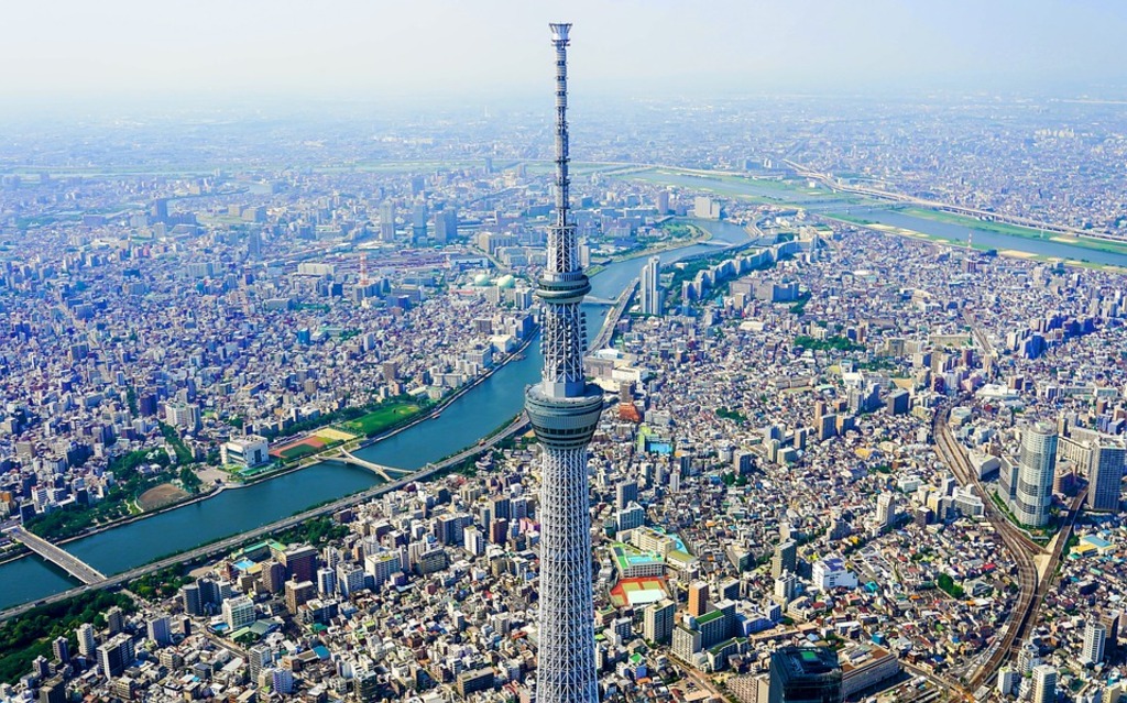 Tokyo Skytree Aerial photography