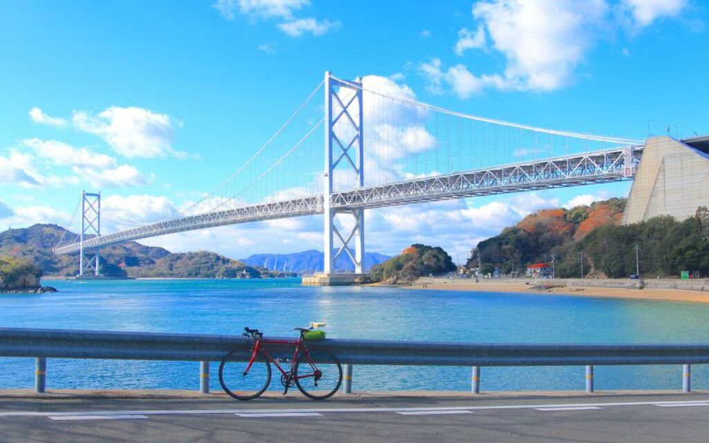 Take a scenic bike ride along Shimanami Kaido