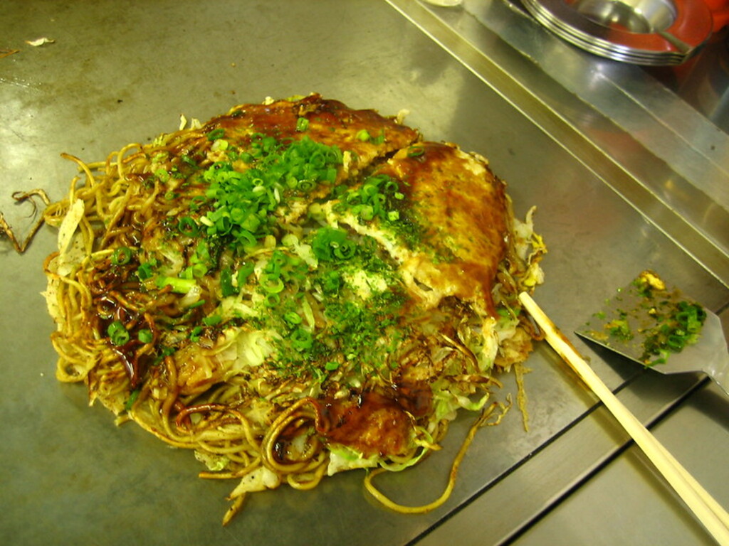 Hiroshima-style Okonomiyaki