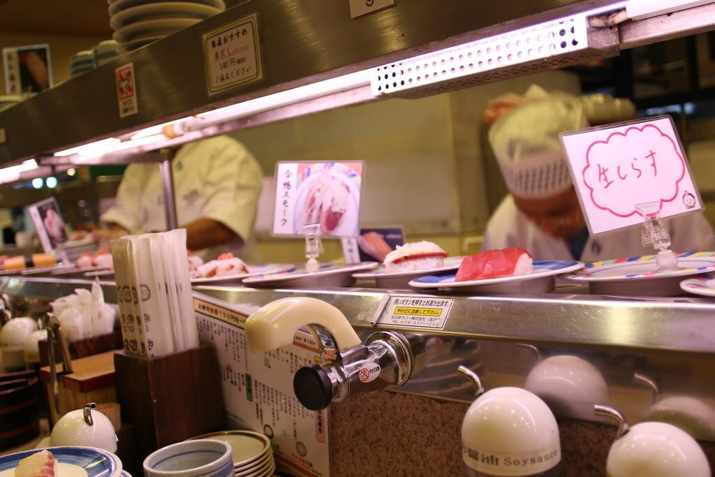 Musashi Sushi - all the fun of the conveyor belt