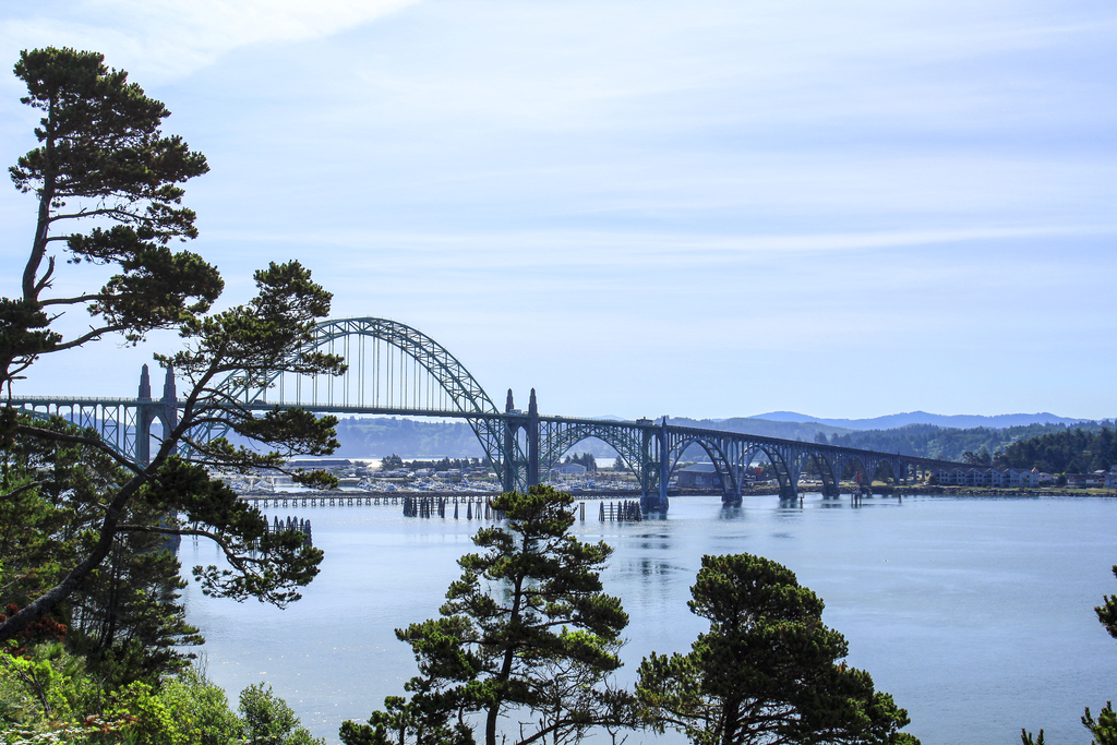 Yaquina Bay Bridge, Newport,  Oregon