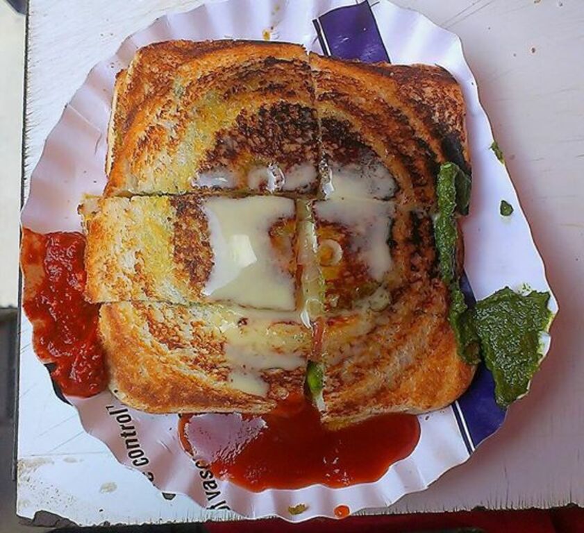Mumbai Masala Toast Sandwich