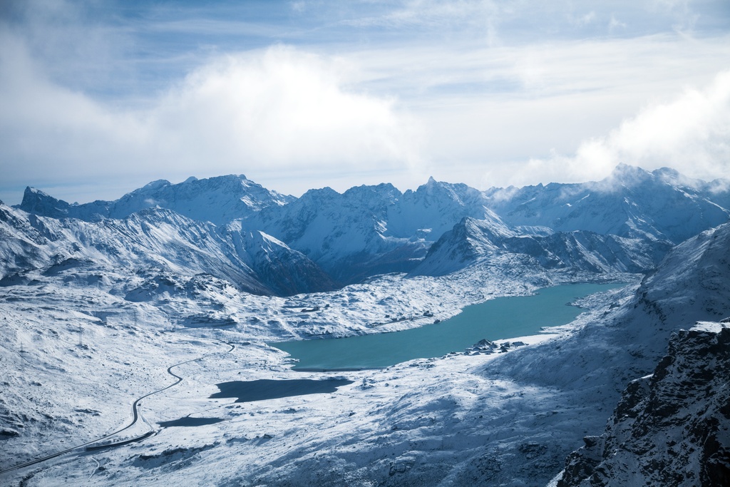 Lago Bianco from Diavolezza
