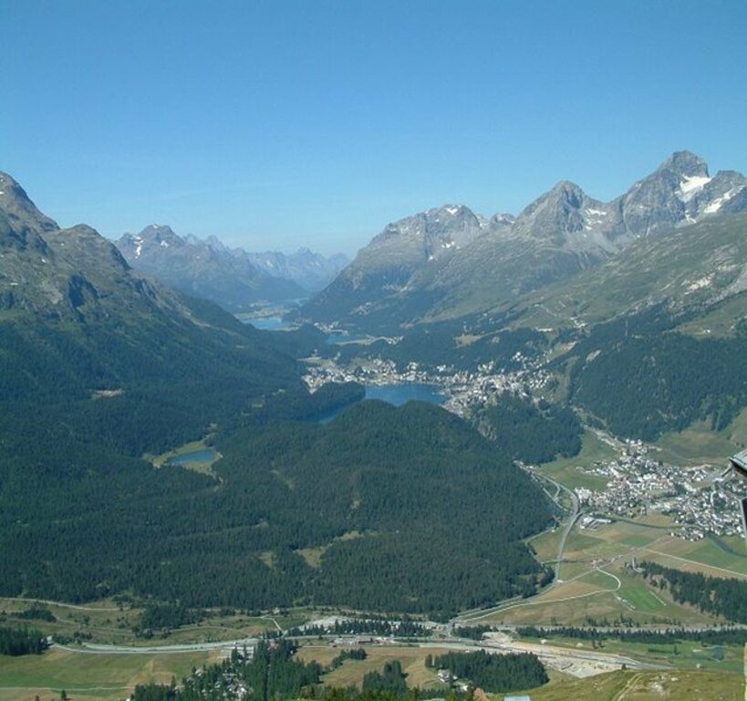 Ausblick von Muottas Muragl