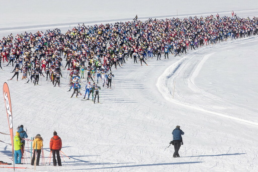 SCHWEIZ ENGADIN SKIMARATHON 2012