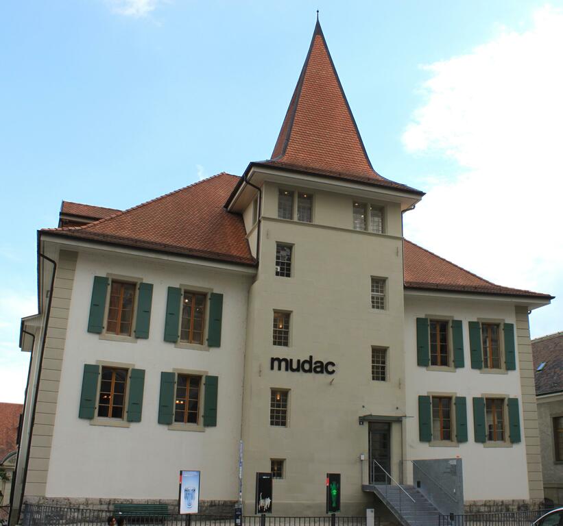 Lausanne, Musée cantonal de design et d'arts appliqués contemporains (MUDAC), vue de face