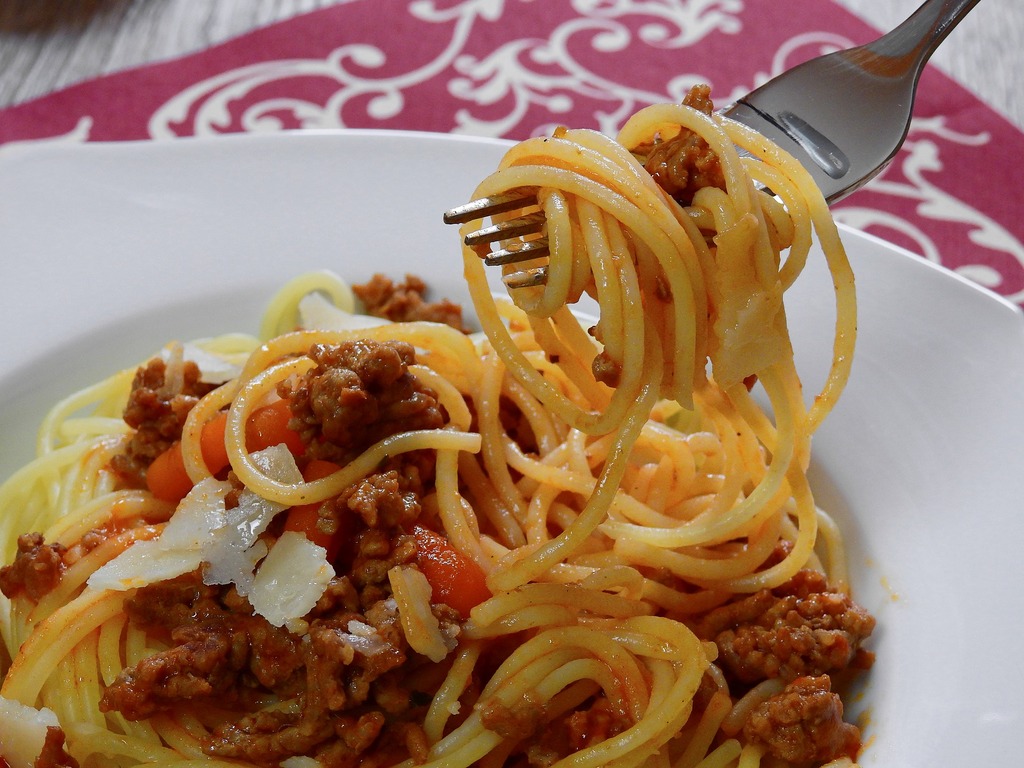 Tuck into a warm plate of spaghetti