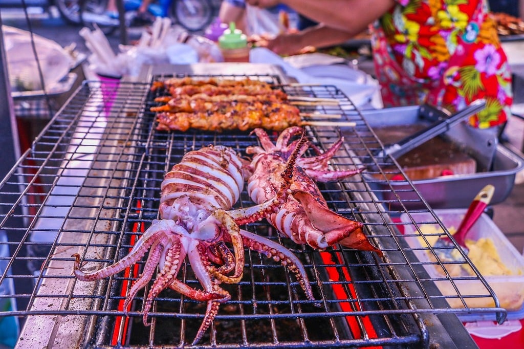 grilled squid