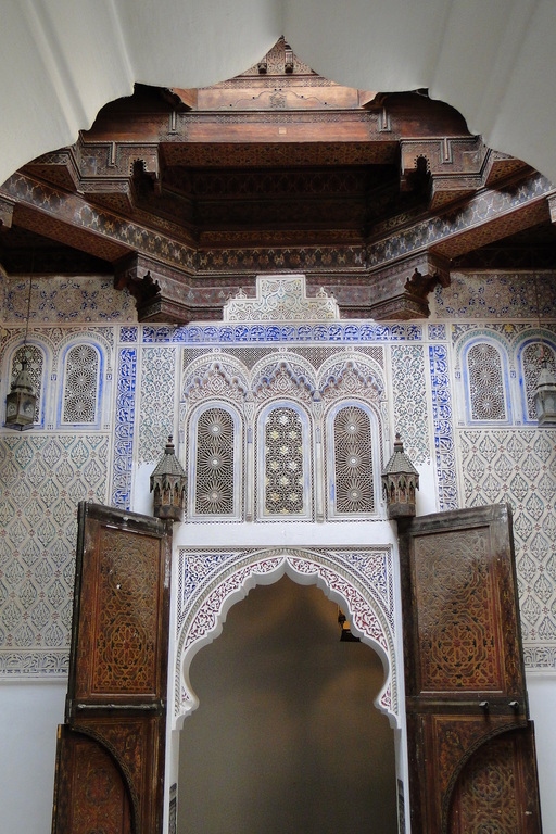 Detail of Dar Jamai Museum - Medina (Old City) - Meknes - Morocco - 02