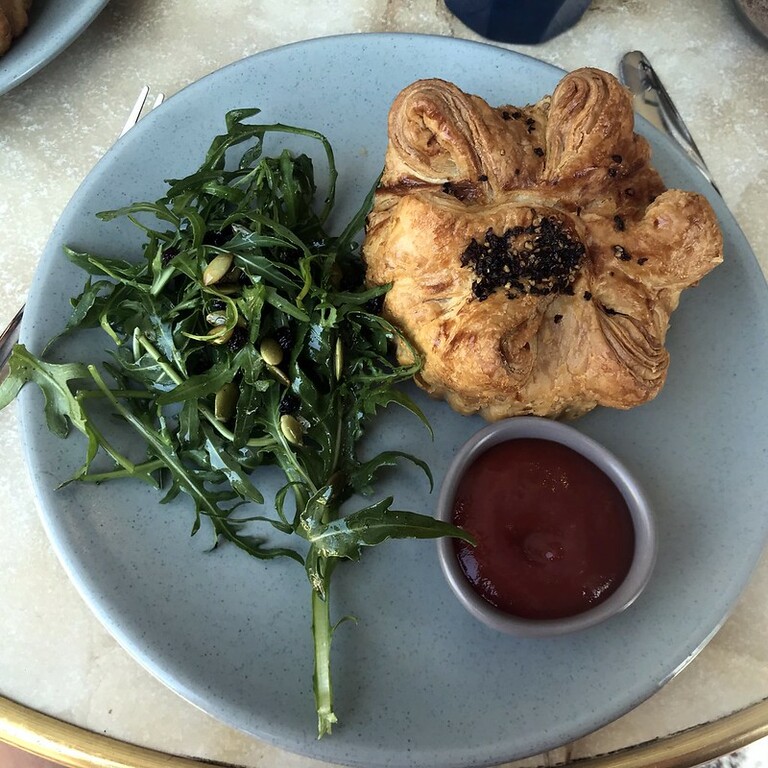 Awesome Black Star Pastry pies at Trafalgar Street Espresso, Sydney
