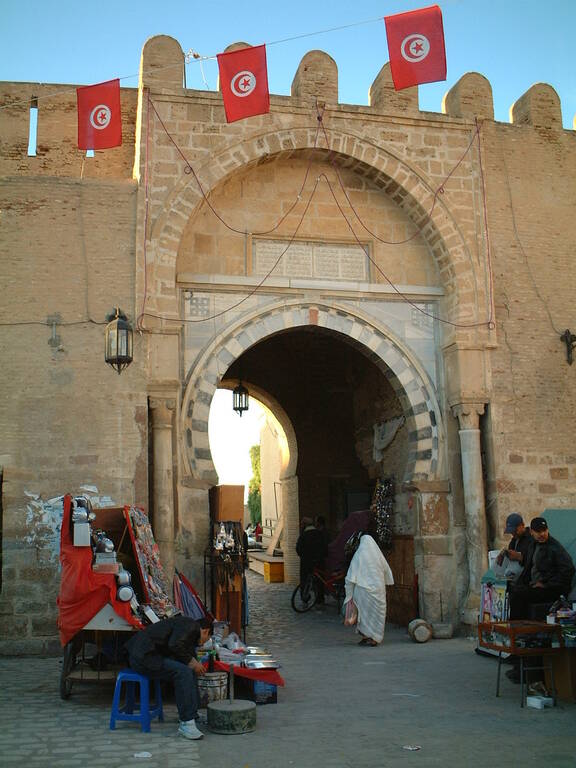 Porte, médina de Kairouan