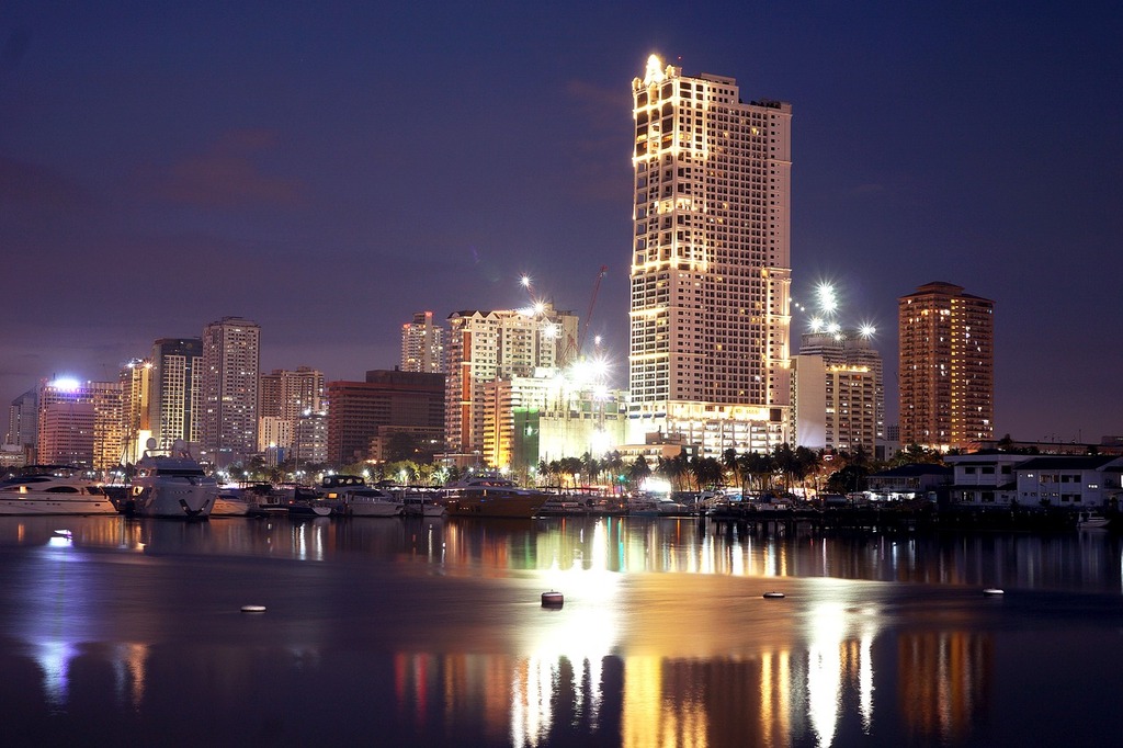 Manila at night