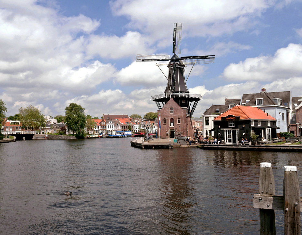 Haarlem, Windmühle De Adriaan an der Spaarne