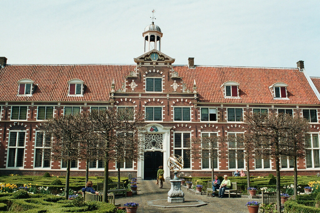 Haarlem, Frans Hals Museum with his garden