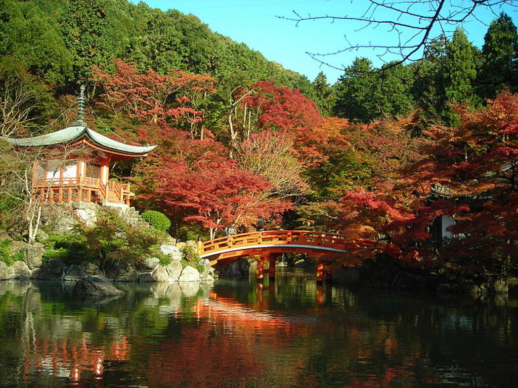 Daigo-ji in autumn, Kyoto