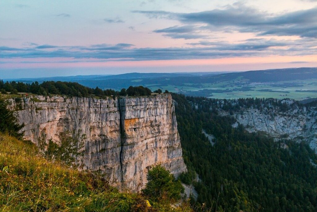 Creux Du Van Rock Red Lights