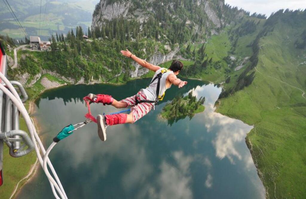 saut à l'élastique au stockhorn