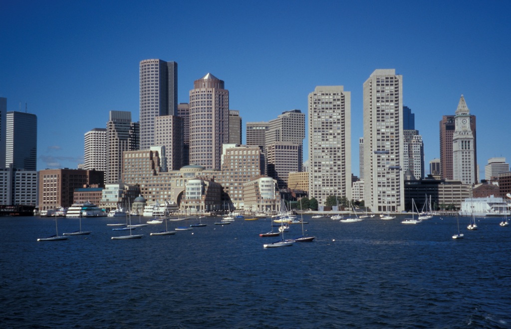 Harbour Skyline Boston MA USA
