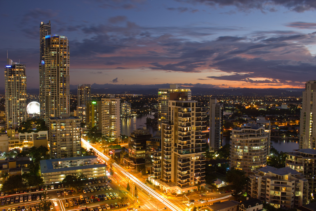 Gold-Coast-Skyline-at-Night