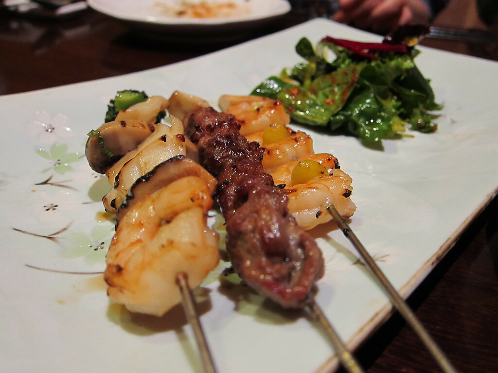 Shrimp and Beef Skewers