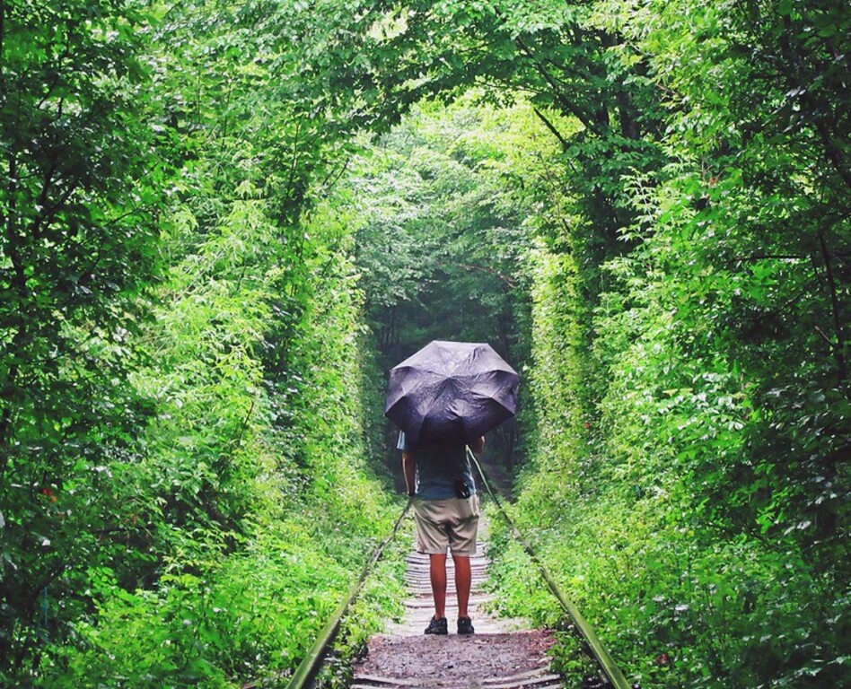 Keith Umbrella Tunnel of Love Klevan Ukraine