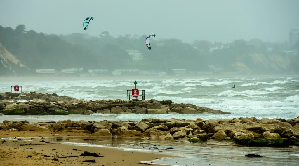 Kite Surfer in the Storm