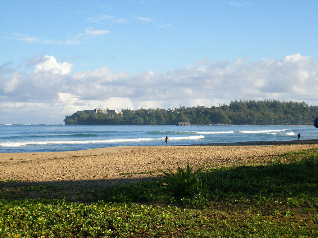 Hanalei Bay from Wai'oli Beach Park