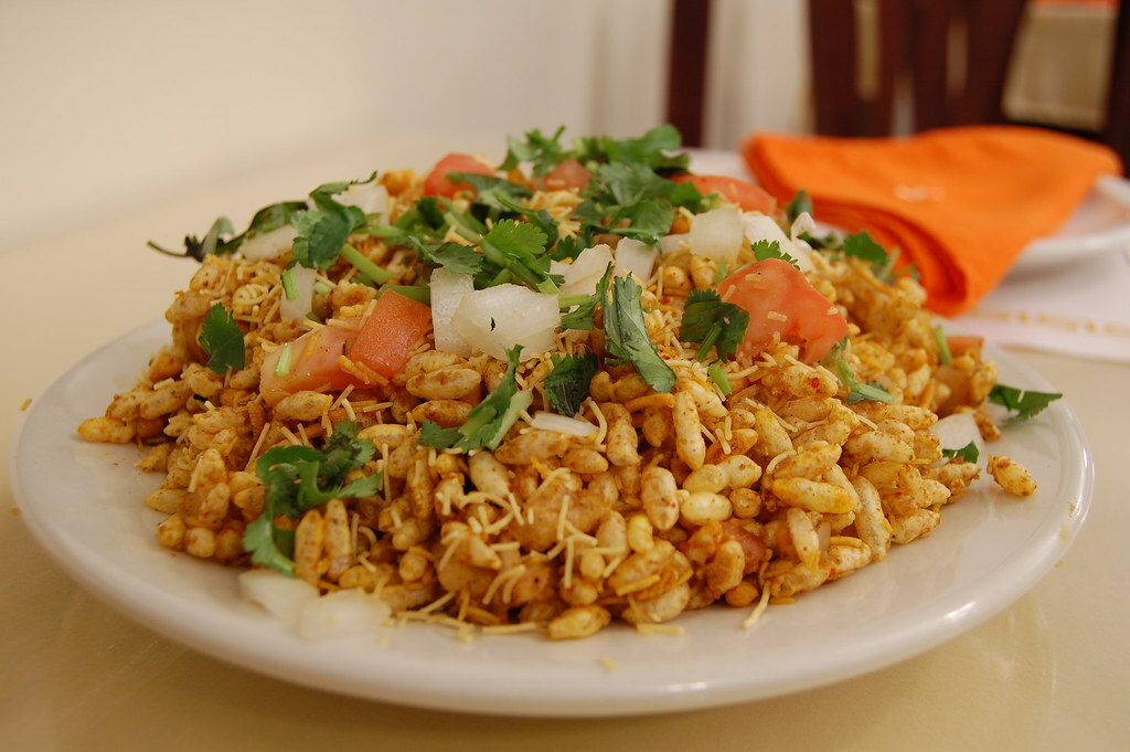 bhelpuri at Flavors of India