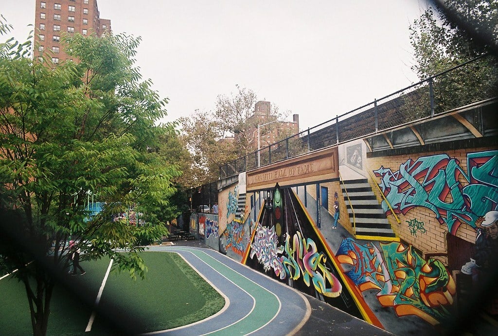 Graffiti Hall of Fame in East Harlem